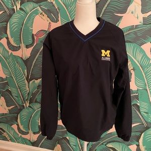Vintage University of Michigan rain pullover